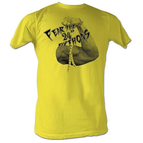 Hulk Hogan 24-inch Pythons Yellow T-Shirt